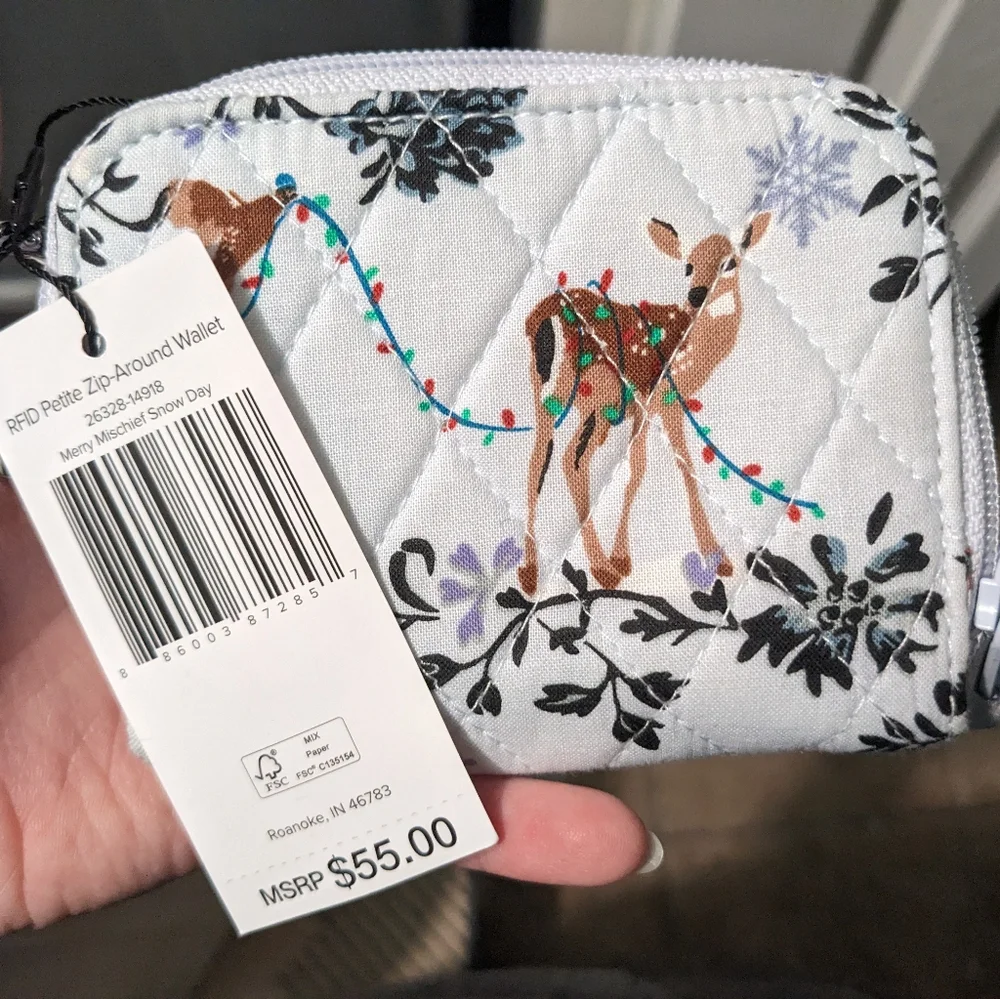 Vera Bradley RFID Quilted Zip-Around Wallet - Picture 2 of 5